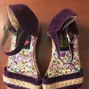 Purple Espadrille sandals